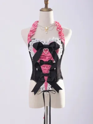[PeilieeShop x Stasera] Ribbon Poem Handmade Corset Top