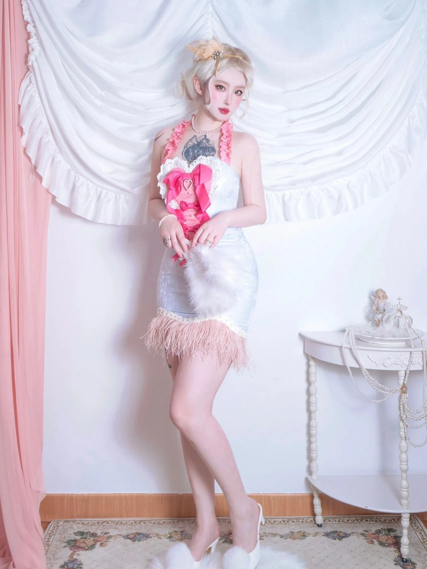 [PeilieeShop x Stasera] Ribbon Poem Handmade Corset Top