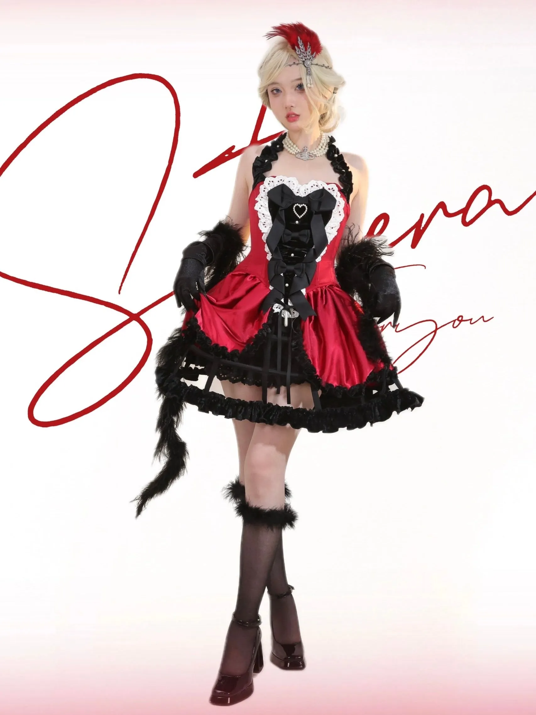 [PeilieeShop x Stasera] Ribbon Poem Handmade Corset Top