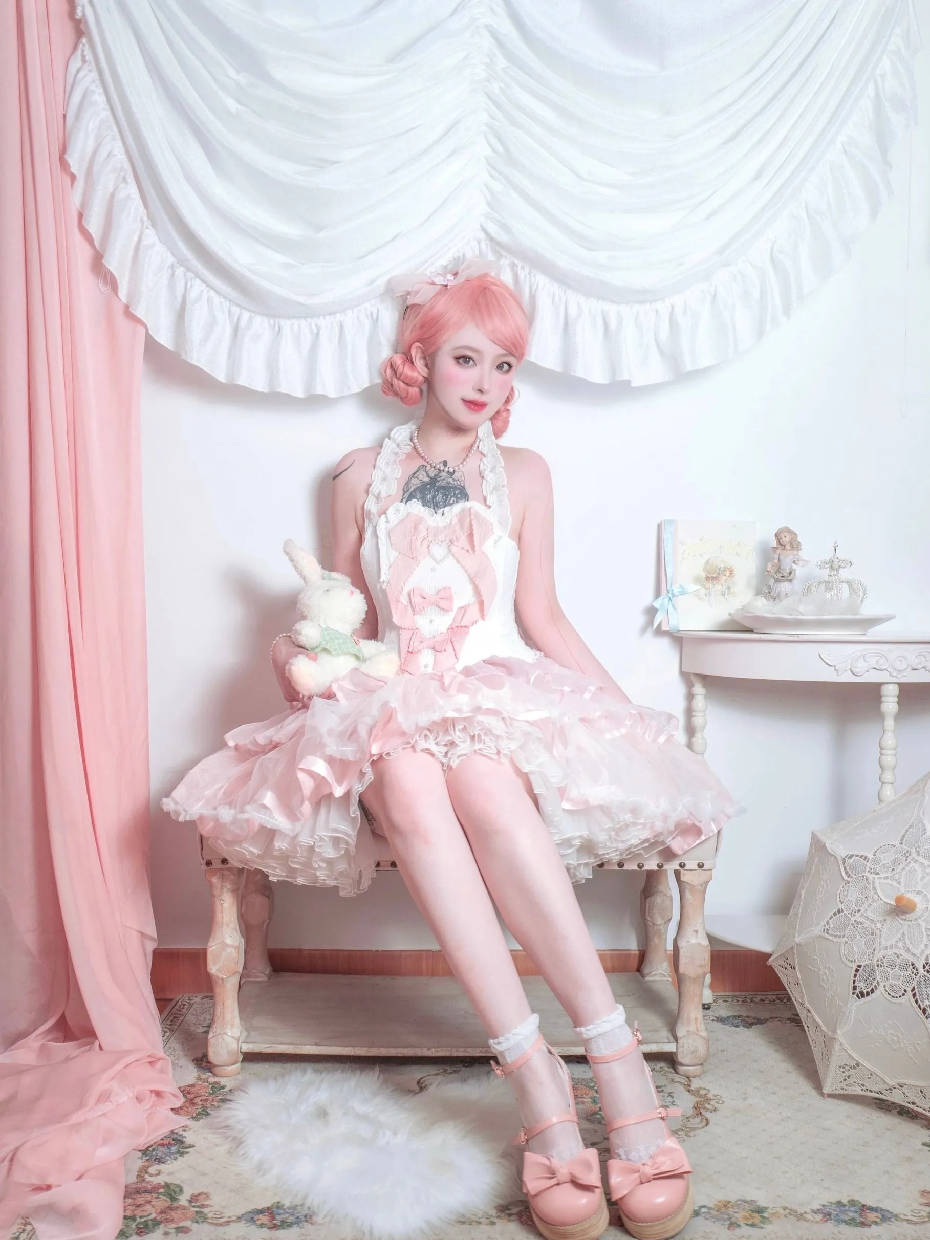 [PeilieeShop x Stasera] Ribbon Poem Handmade Corset Top
