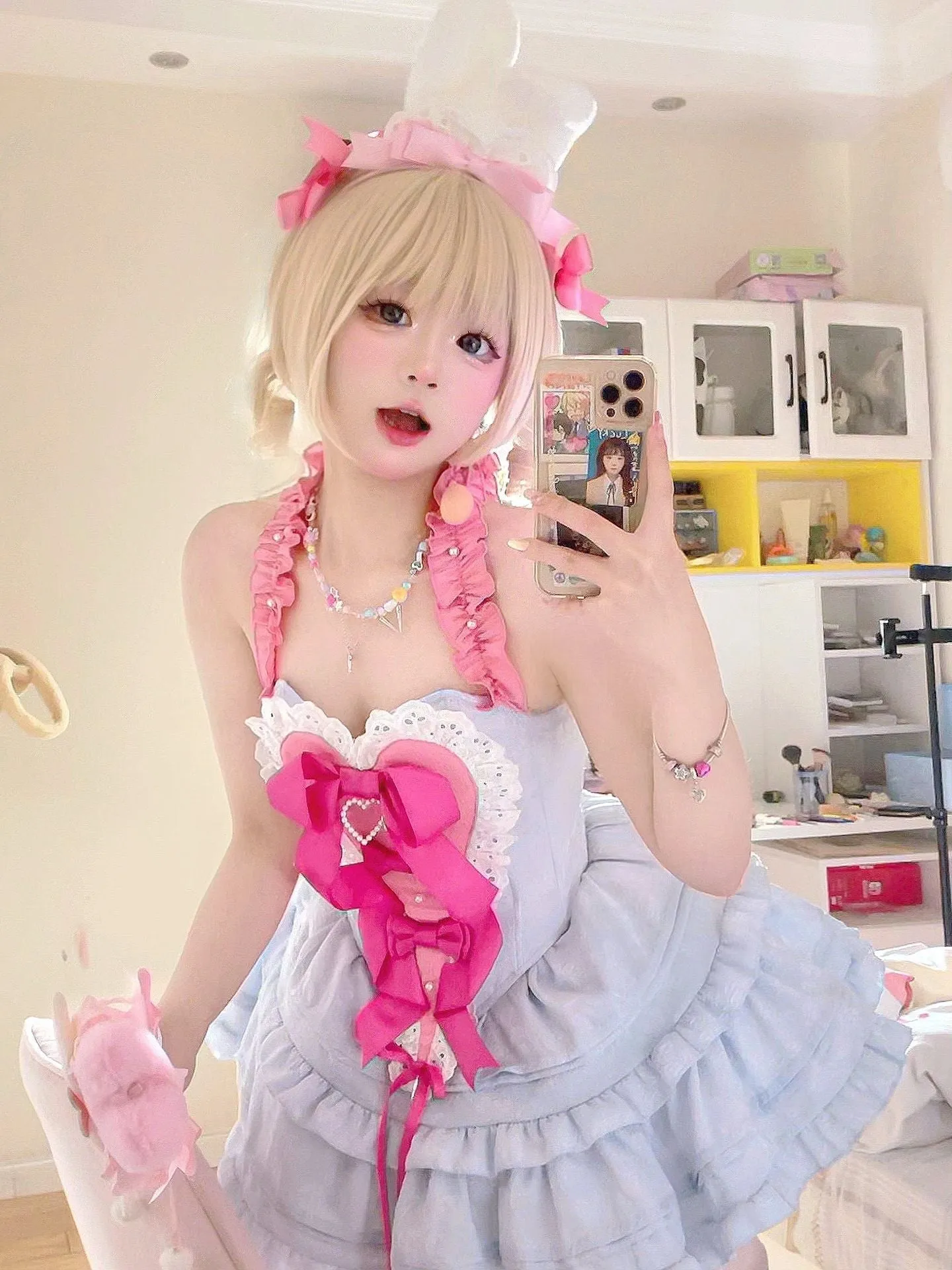 [PeilieeShop x Stasera] Ribbon Poem Handmade Corset Top