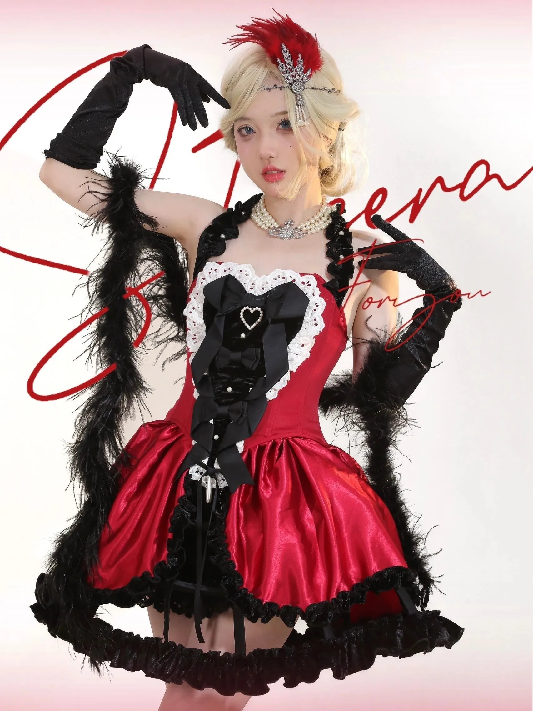 [PeilieeShop x Stasera] Ribbon Poem Handmade Corset Top