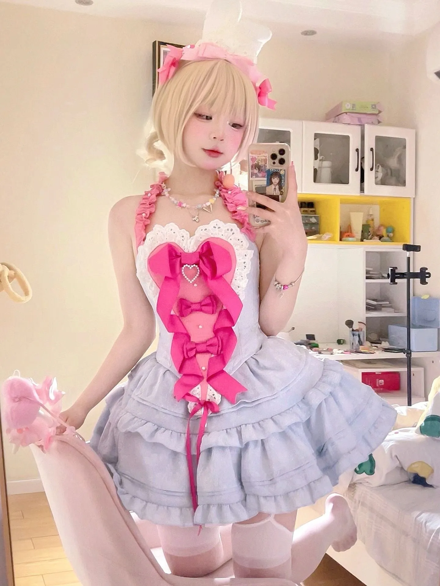 [PeilieeShop x Stasera] Ribbon Poem Handmade Corset Top