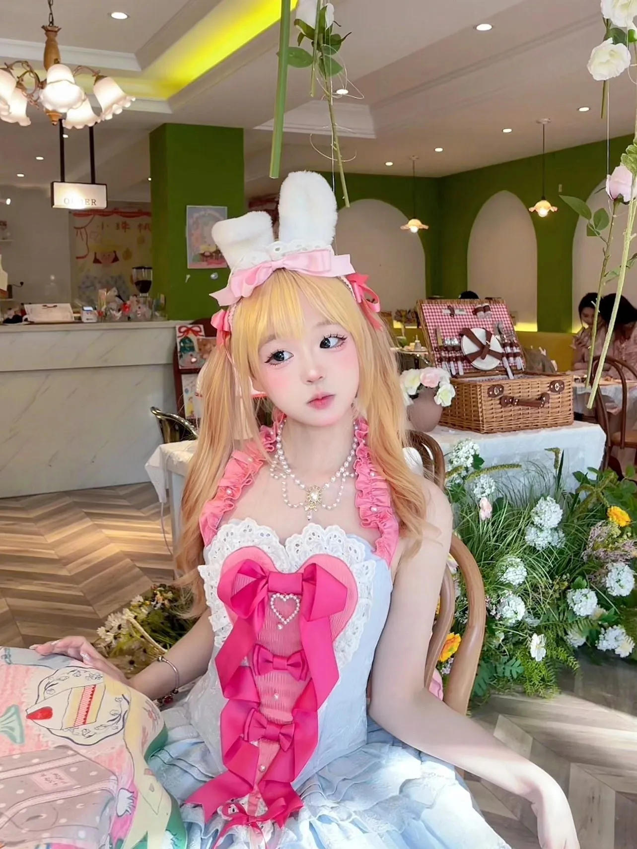 [PeilieeShop x Stasera] Ribbon Poem Handmade Corset Top