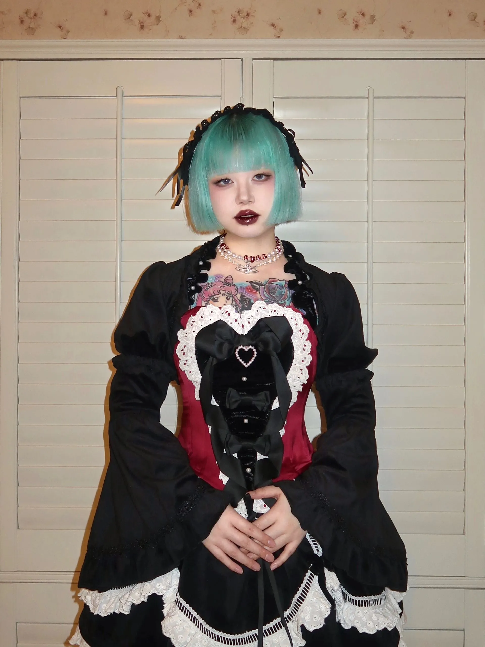 [PeilieeShop x Stasera] Ribbon Poem Handmade Corset Top