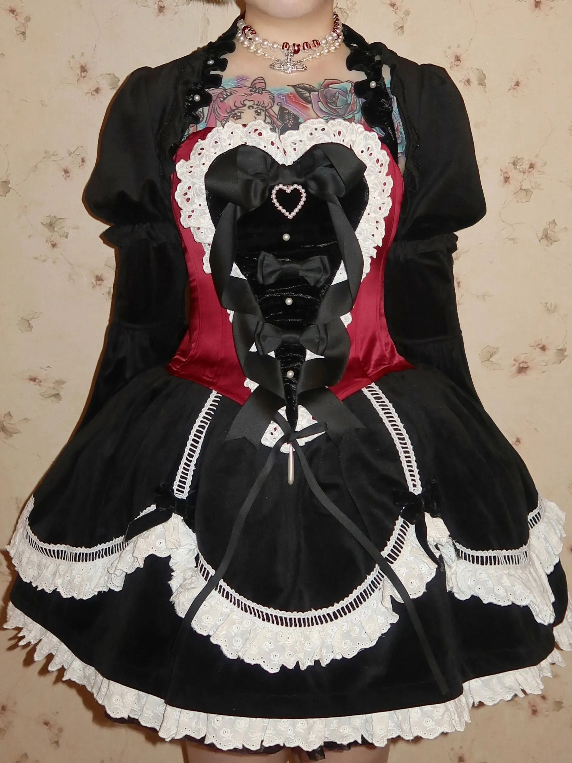 [PeilieeShop x Stasera] Ribbon Poem Handmade Corset Top
