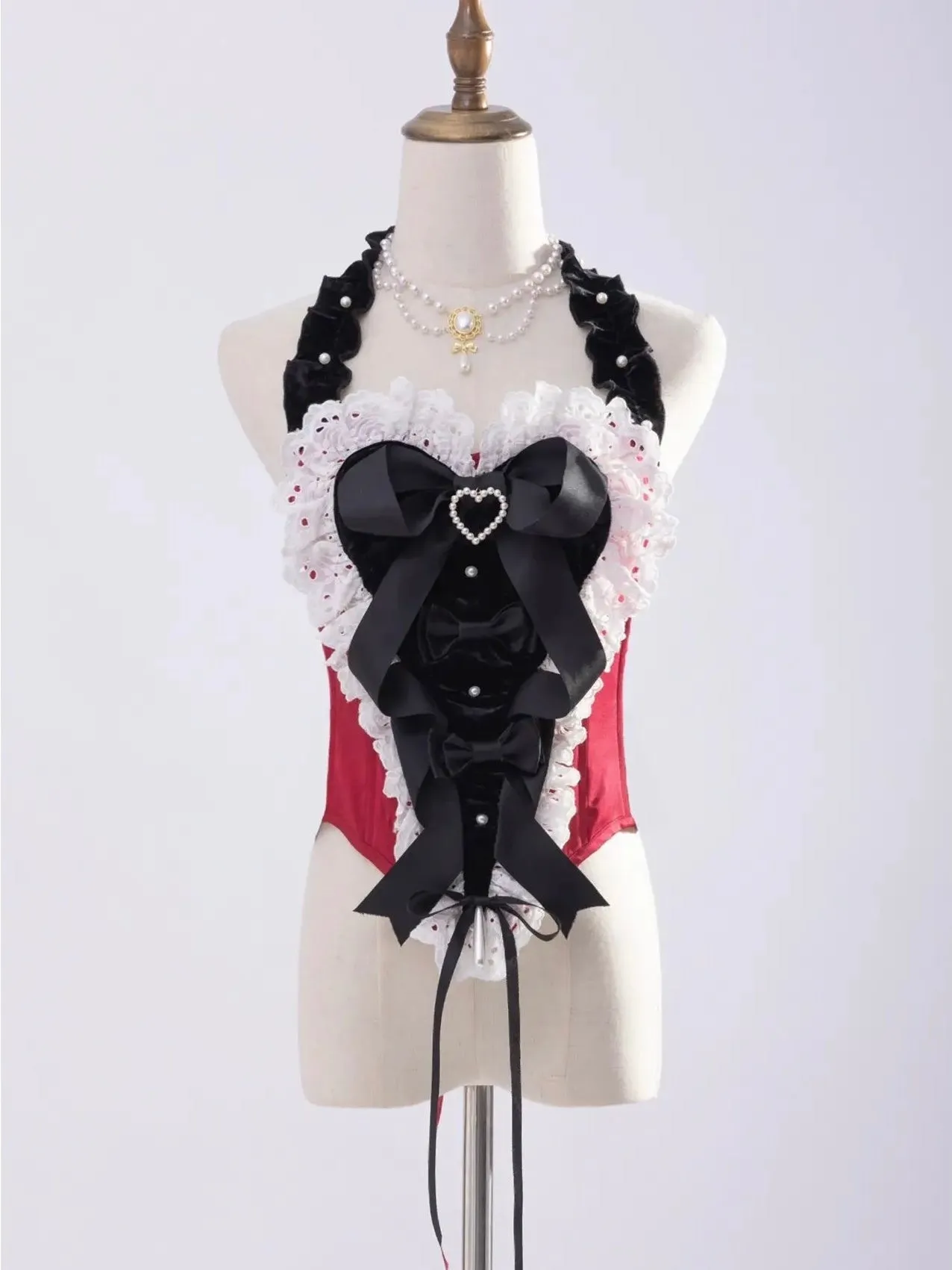 [PeilieeShop x Stasera] Ribbon Poem Handmade Corset Top
