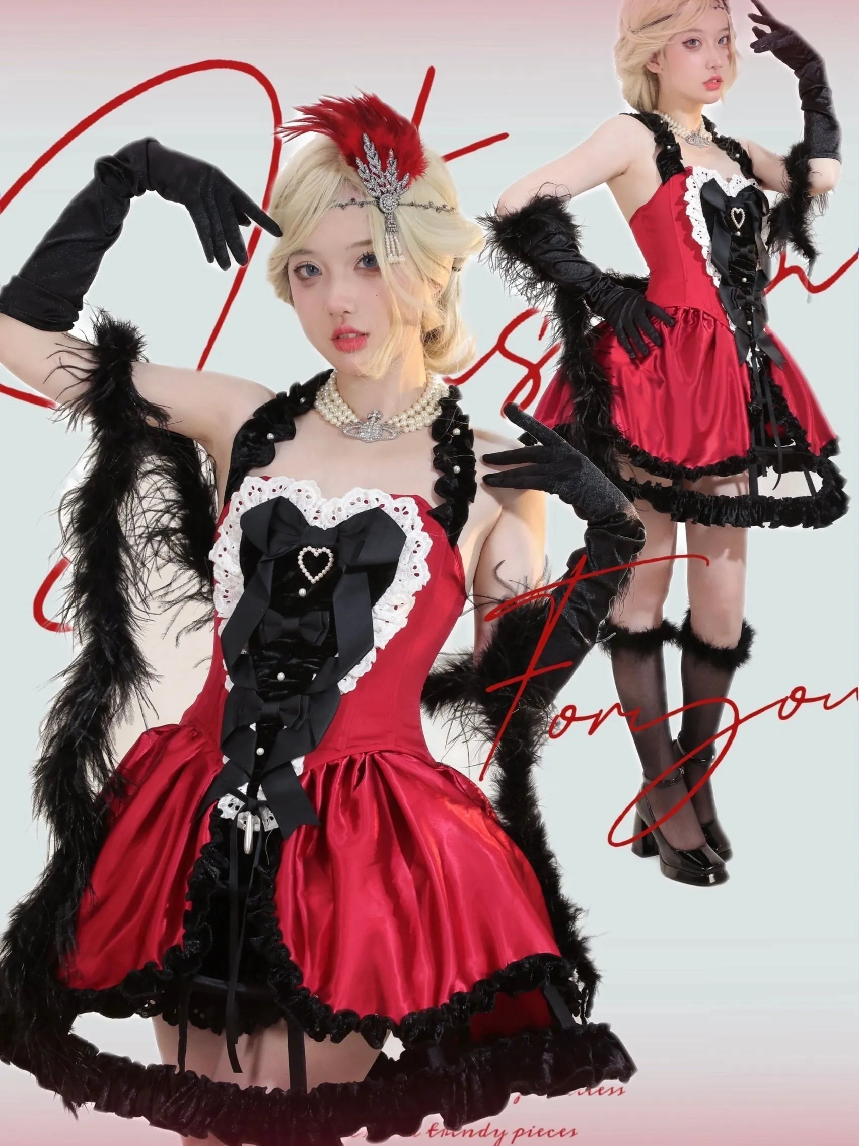 [PeilieeShop x Stasera] Ribbon Poem Handmade Corset Top
