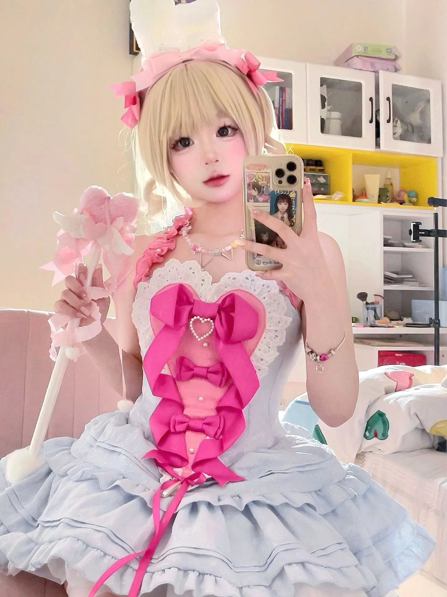 [PeilieeShop x Stasera] Ribbon Poem Handmade Corset Top