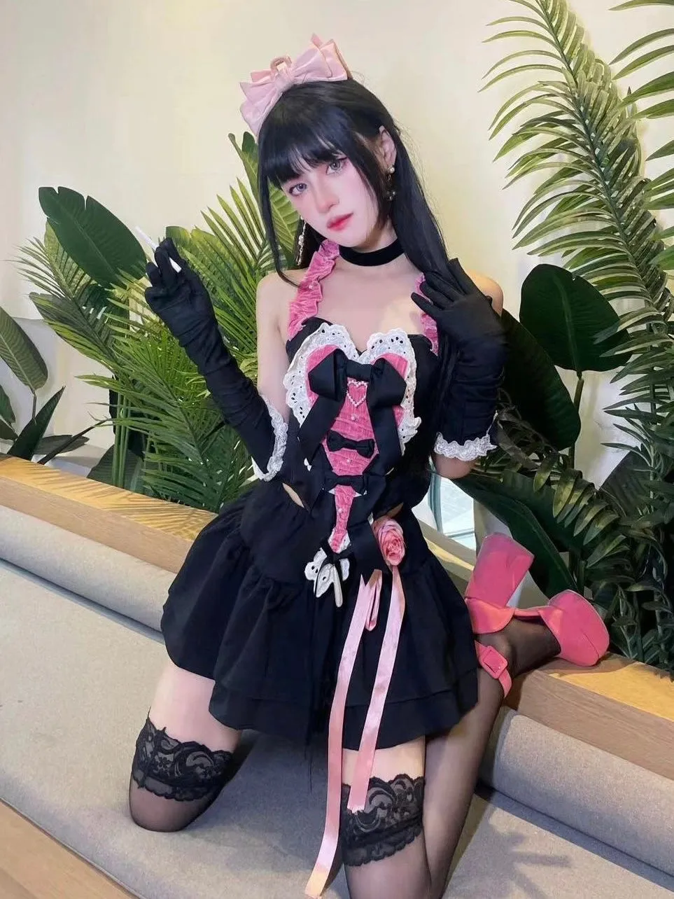 [PeilieeShop x Stasera] Ribbon Poem Handmade Corset Top