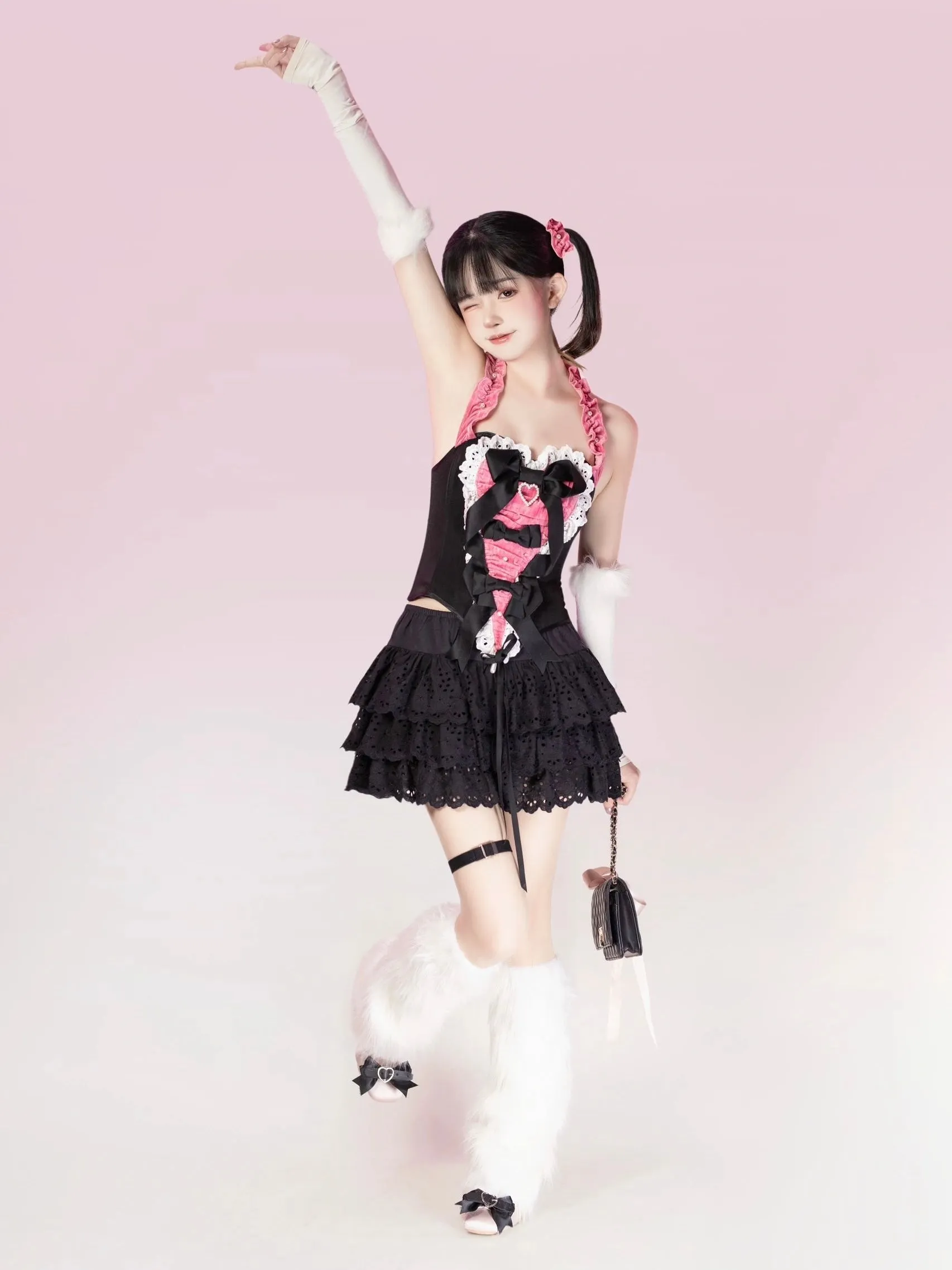[PeilieeShop x Stasera] Ribbon Poem Handmade Corset Top