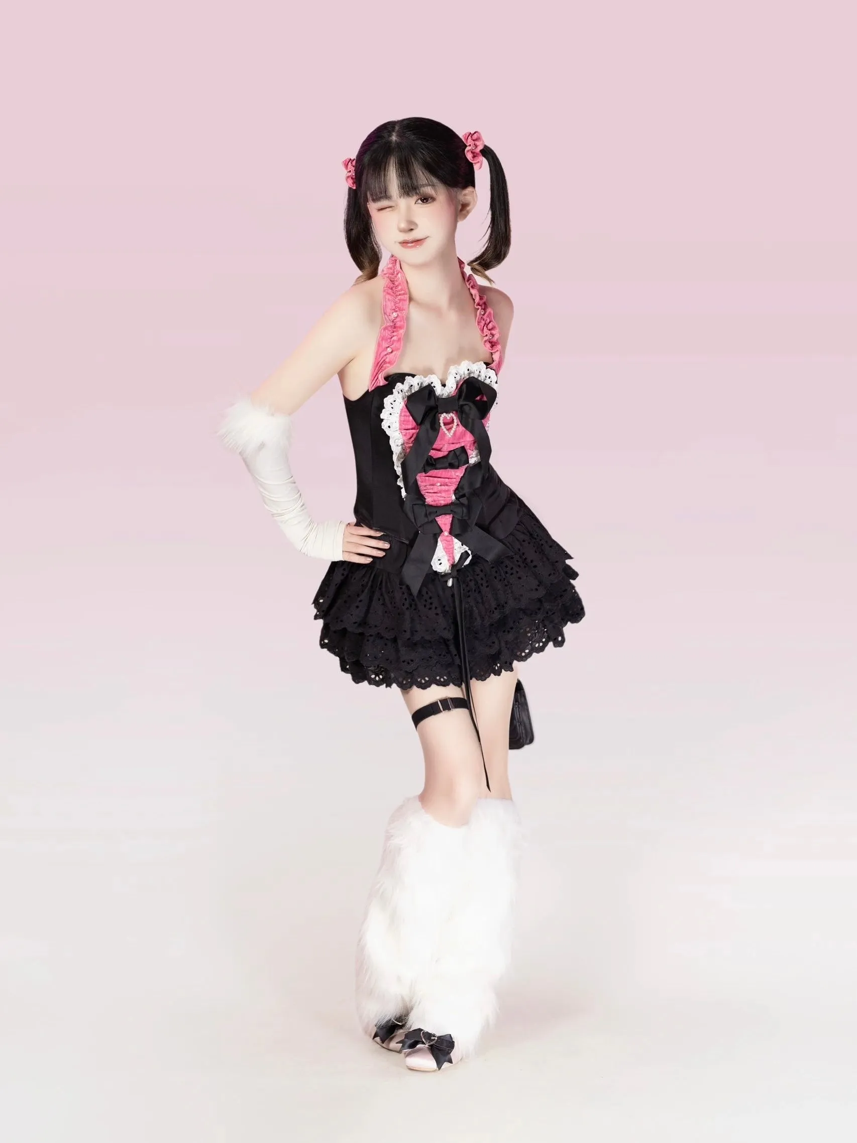 [PeilieeShop x Stasera] Ribbon Poem Handmade Corset Top