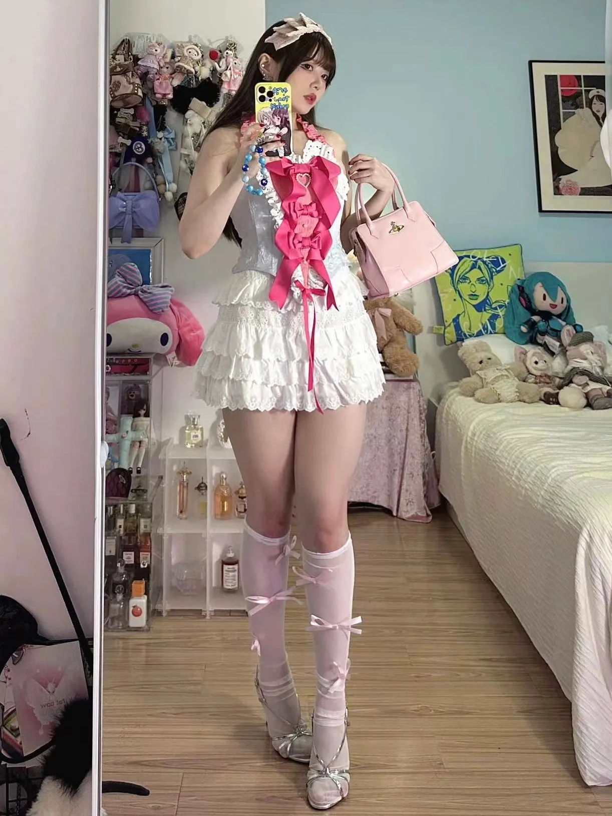 [PeilieeShop x Stasera] Ribbon Poem Handmade Corset Top