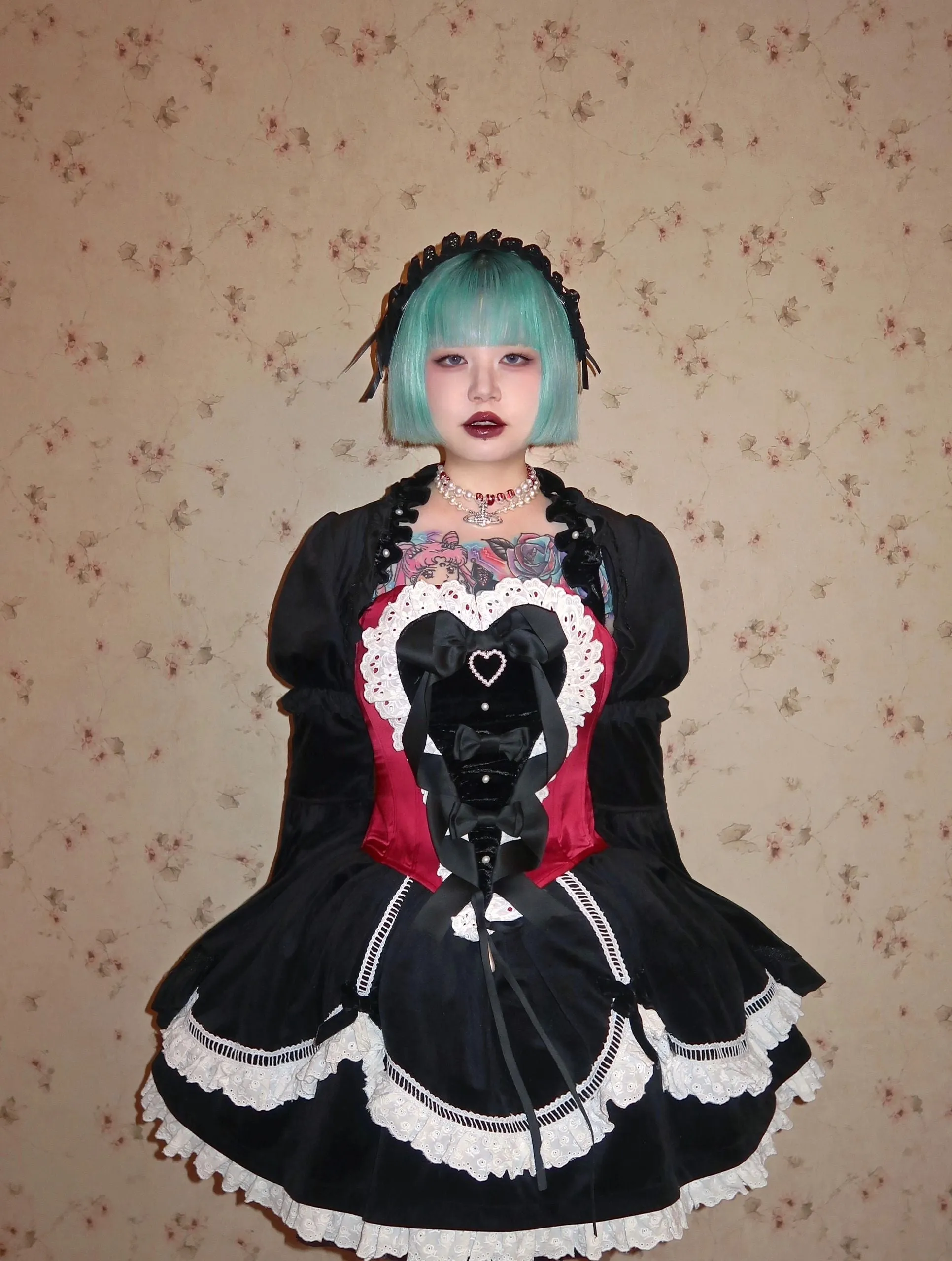 [PeilieeShop x Stasera] Ribbon Poem Handmade Corset Top