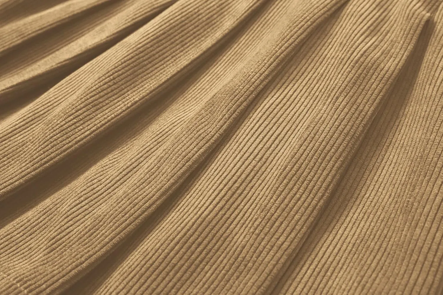 SANGTREE Women Corduroy Pleated Mini High Elastic Winter Skirts with Comfy Casual Stretchy Band