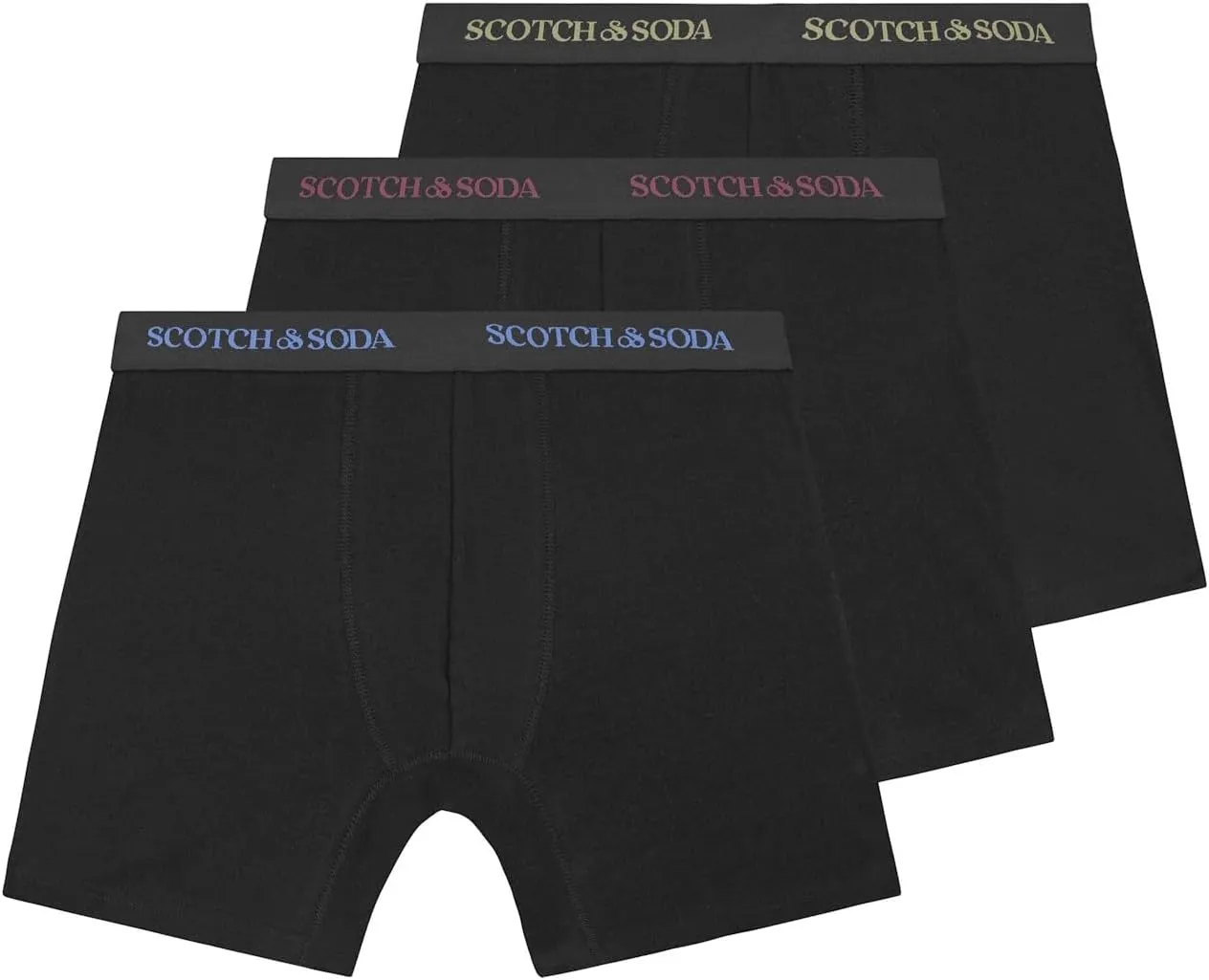 Scotch & Soda Boxer Shorts Underwear Pack of 3