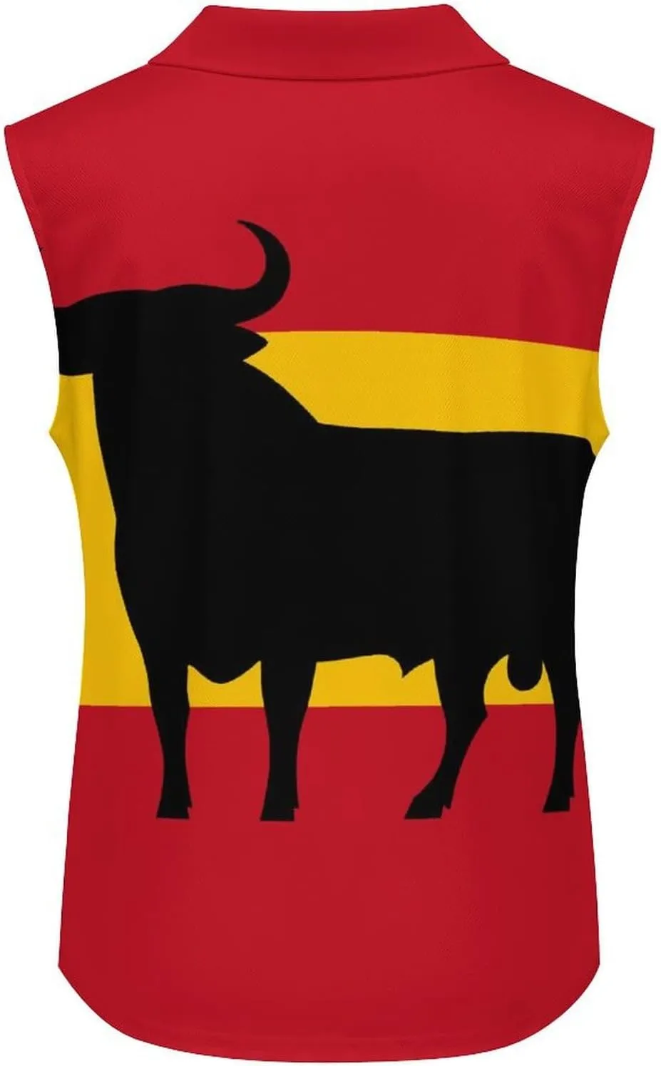 Spanish Bull Women's Sleeveless Golf Polo Shirts Athletic Tank Tops