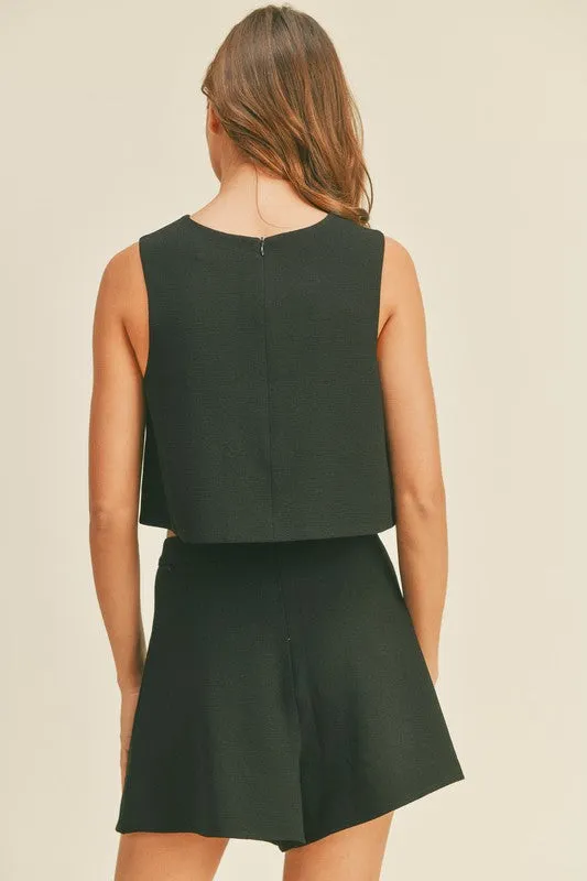 Textured Skorts