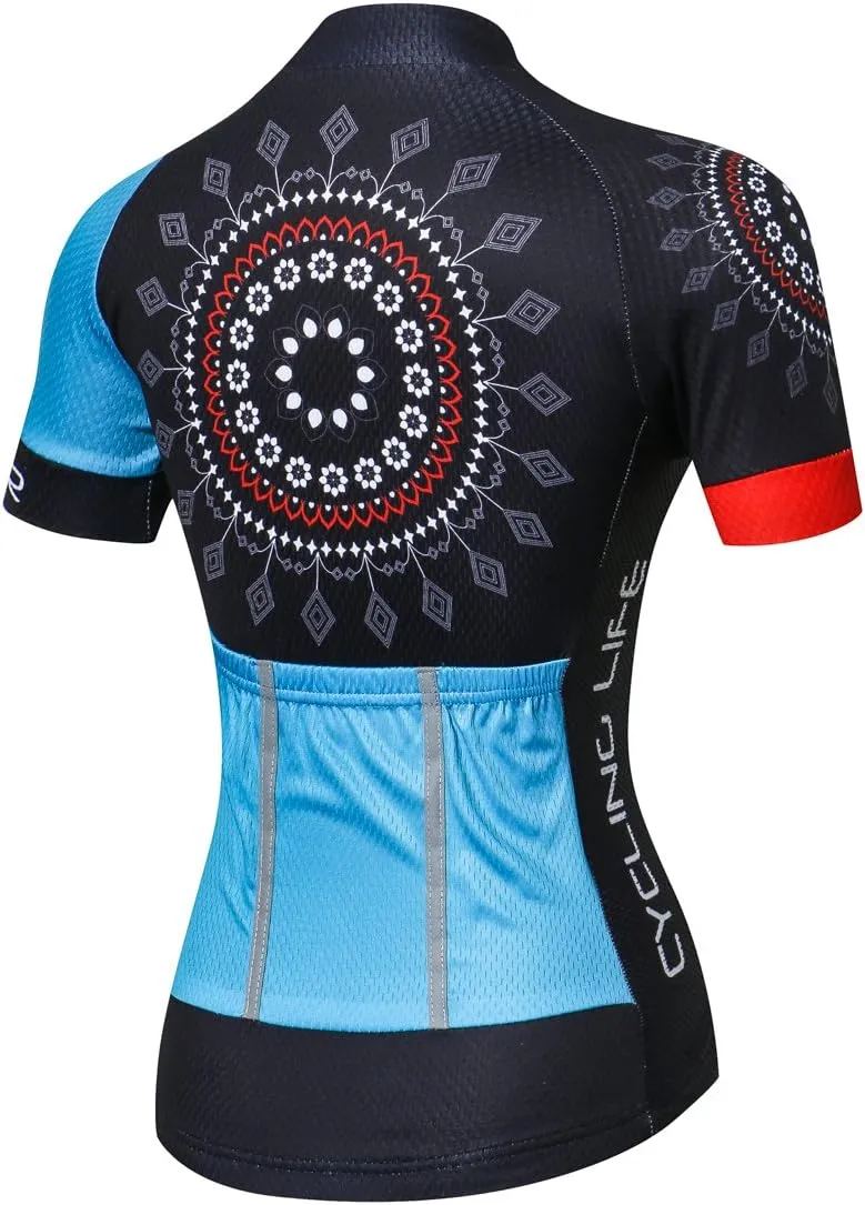 Women Cycling Jersey Sets MTB Bike Bib Shorts Sets Cycling Jersey Top Riding Road Bicycle Clothing Suits