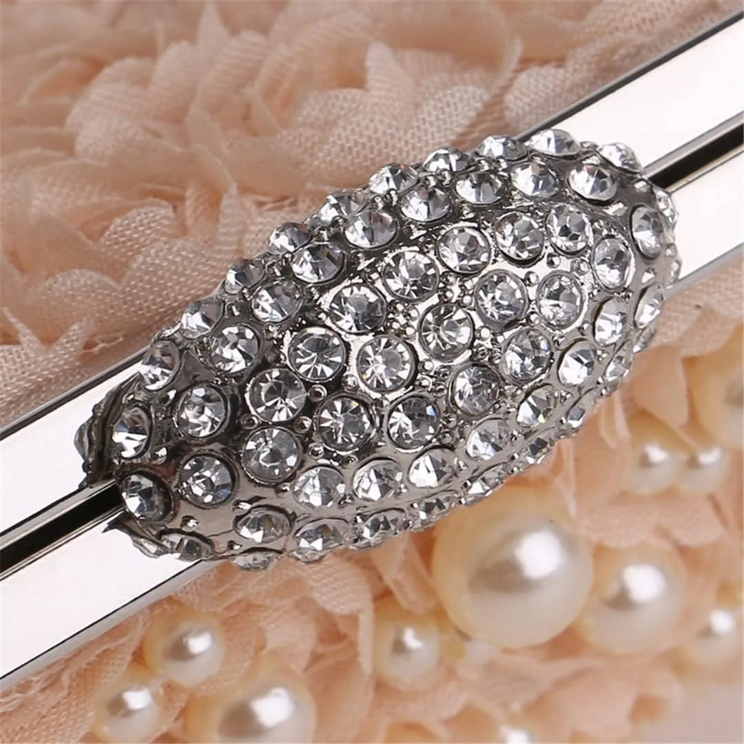 Women Wedding Clutch Bags Beaded Evening Bags Party Diamonds Small Chain Handbags Purse