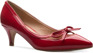 Womens Classic Closed Toe D'Orsay Bow Kitten Heel Pump | Dress, Work, Party Mid Heeled Pumps