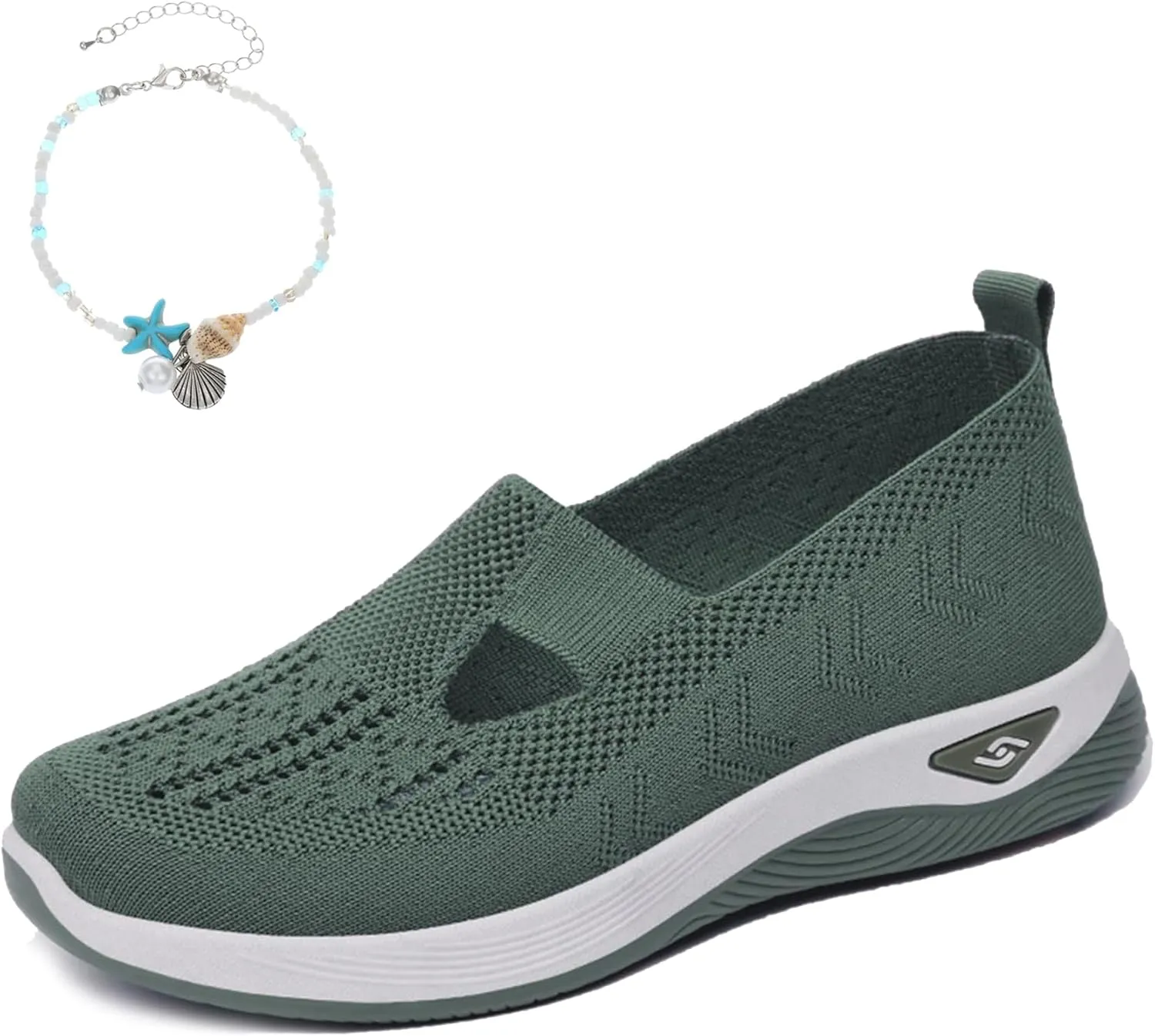 Women's Comfortable Breathable Knitted Sneakers,Knitted Sneakers for Women,Arch Support Orthopedic Sneakers