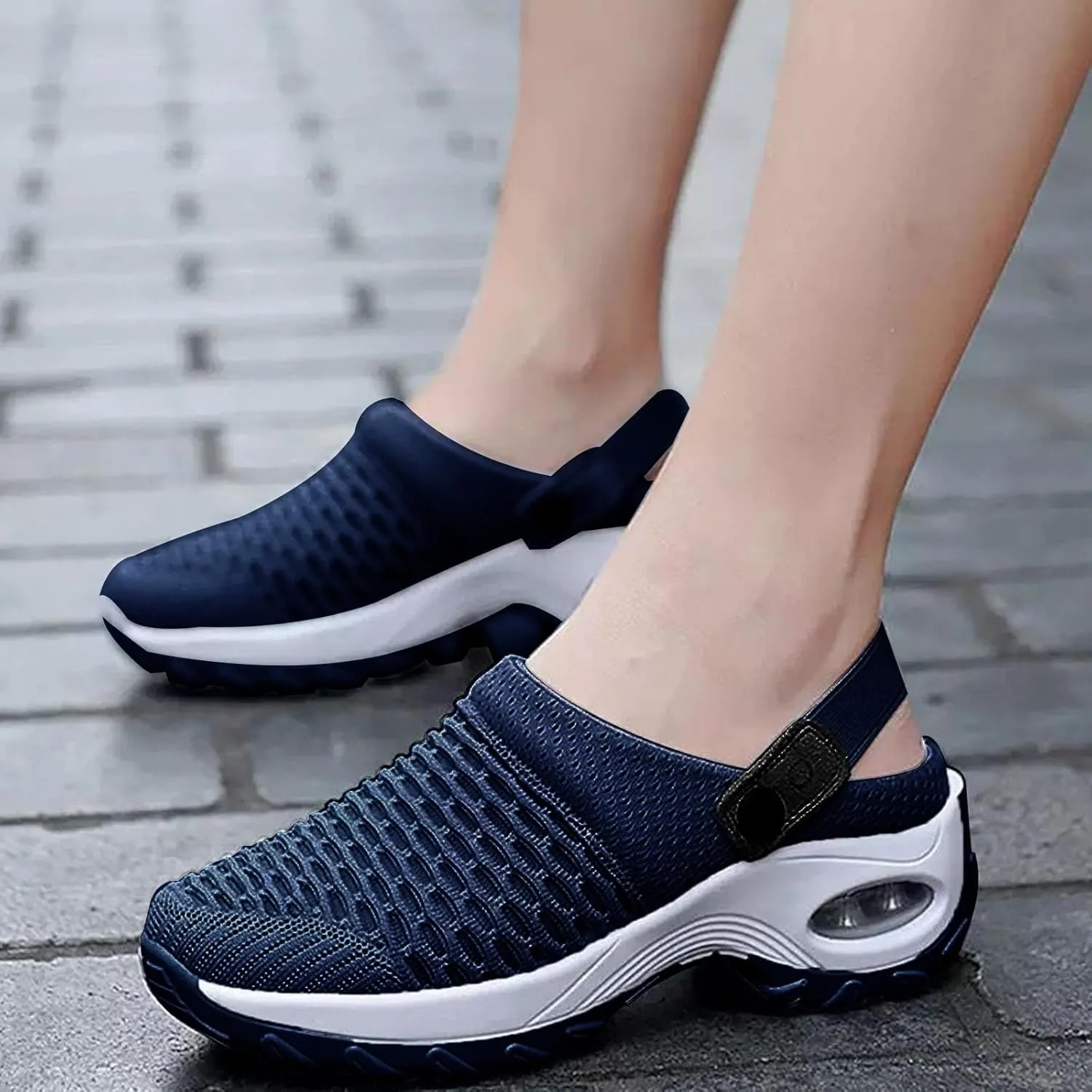 Women's Orthopedic Clogs Breathable Mesh Mules Comfort Wear Orthowear Shoes Lightweight Sports Sandals Slip On Ladies Sneakers Beach Walking Shoes for Summer Comfortable Sandal Clogs for Nurse 2025
