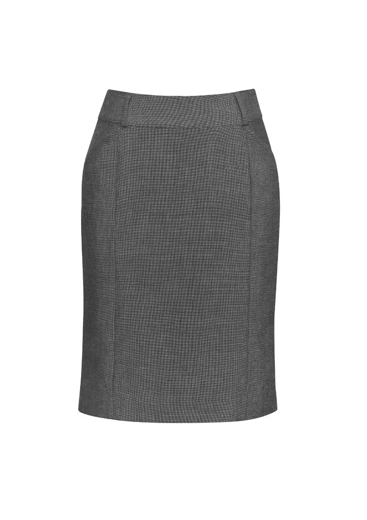 Womens Panelled Skirt with Rear Split