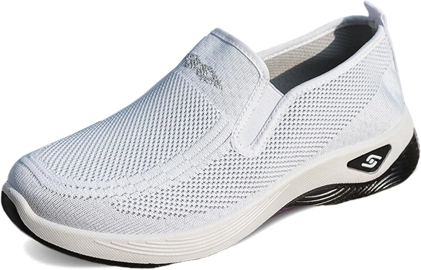 Womens Walking Shoes Wide Width Slip On Walking Tennis Sneakers Lightweight Casual Breathable Sneakers Comfortable Loafers