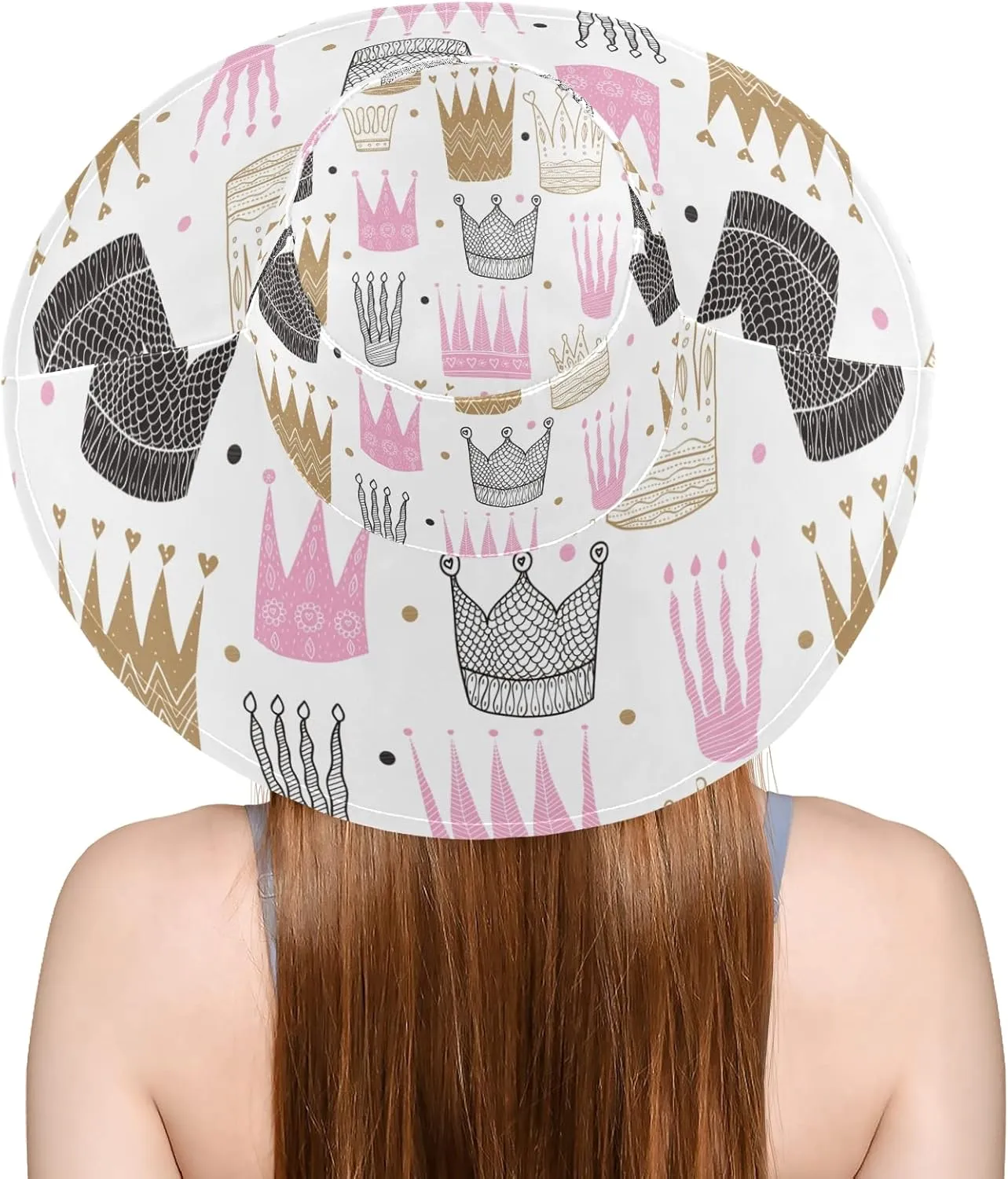 Women's Wide Brimmed Sunhats Sun Beach Hat Water-Resistant Summer Hat Visor Uv Protection Cap for Women Outdoor