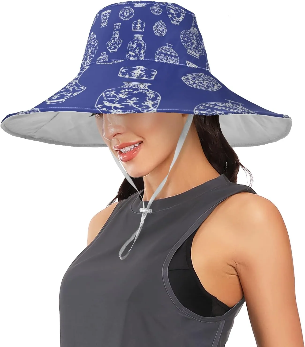 Women's Wide Brimmed Sunhats Sun Beach Hat Water-Resistant Summer Hat Visor Uv Protection Cap for Women Outdoor