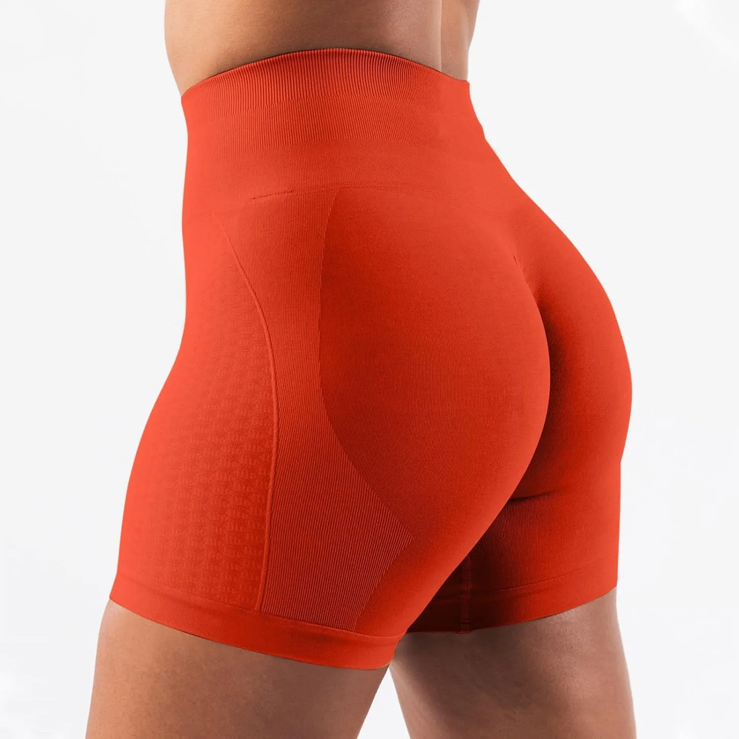 Womens Workout Shorts Scrunch Gym Butt Lifting Seamless Yoga Shorts High Waisted Athletic Running Bike Shorts