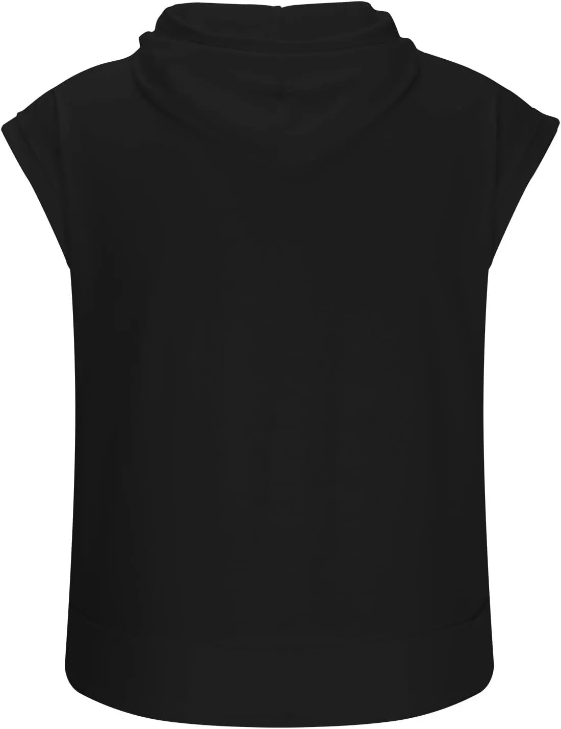 y2k Tops for Men Athletic Workout Gym Sleeveless Hoodie Active Baggy Pullover Vest Drawstring Hoody Top Sweatshirt